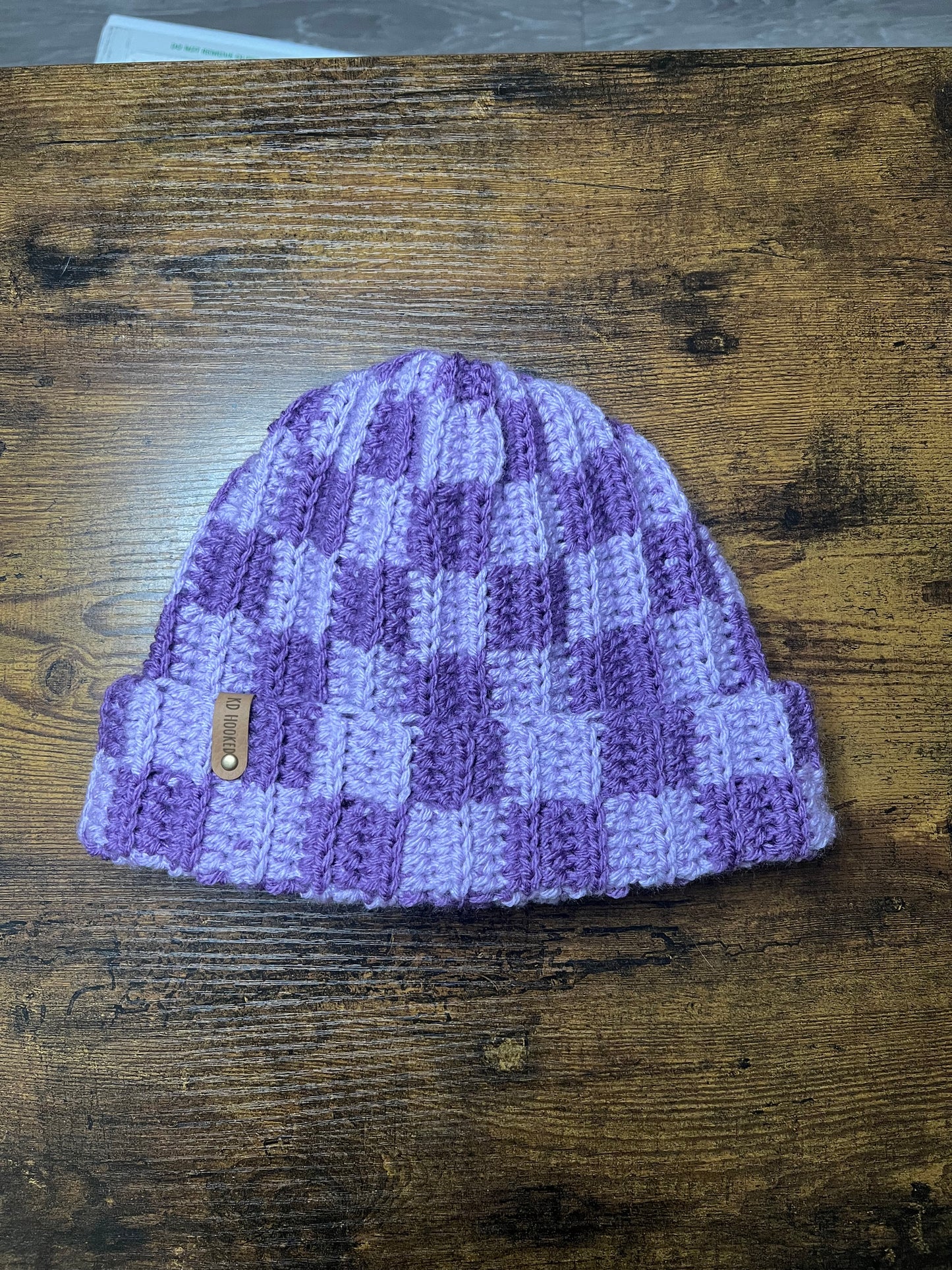 Checkered Beanie