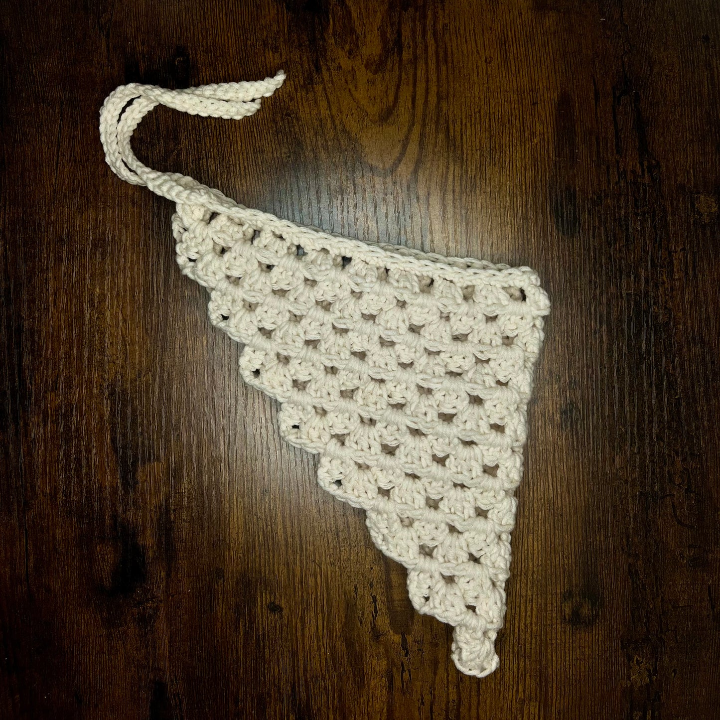 Crochet Granny Stitch Bandana
