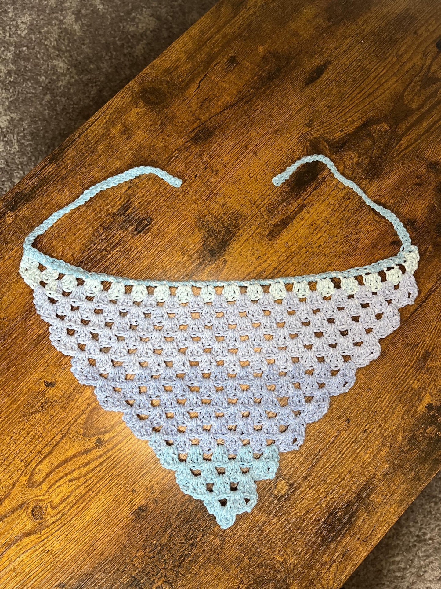Crochet Granny Stitch Bandana