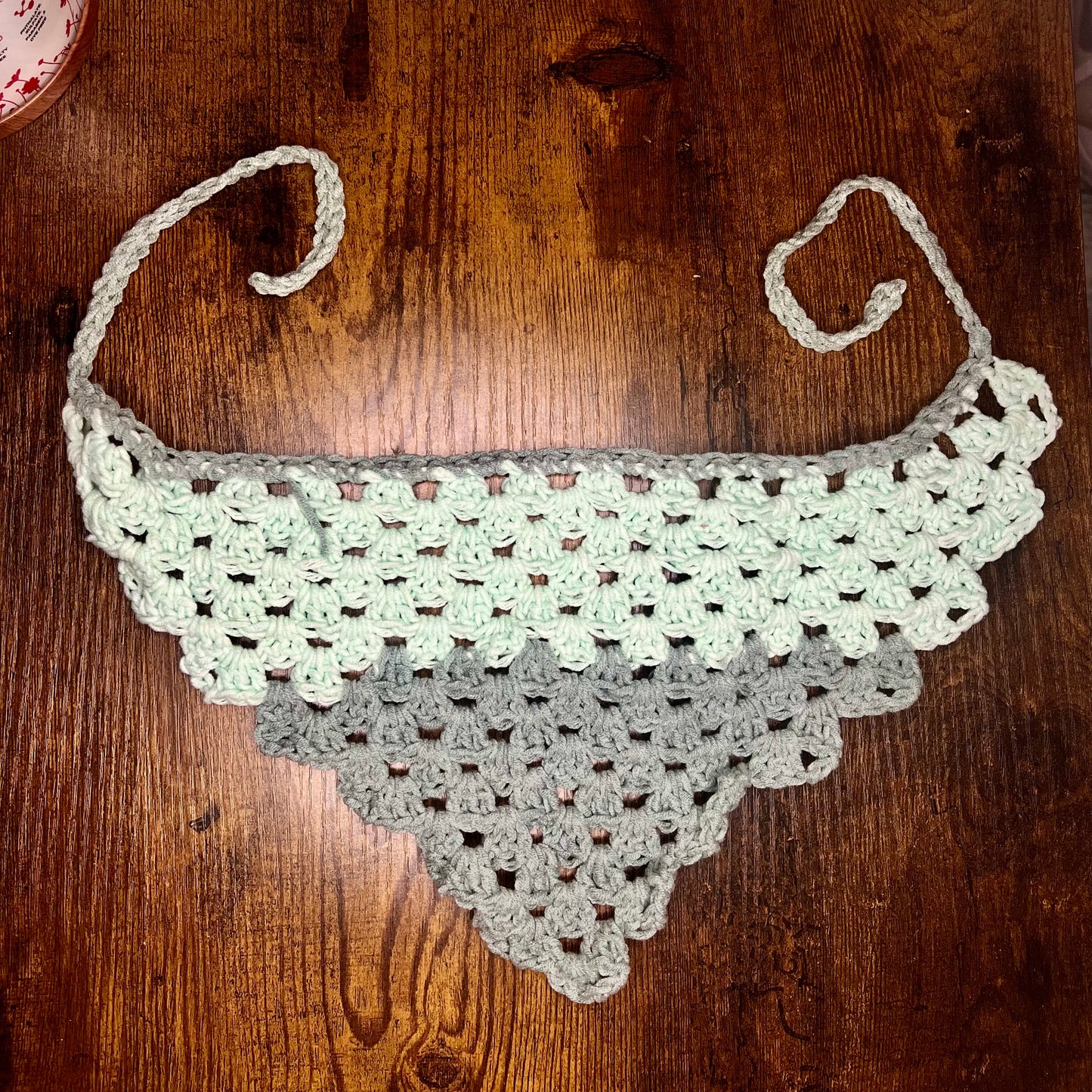 Crochet Granny Stitch Bandana