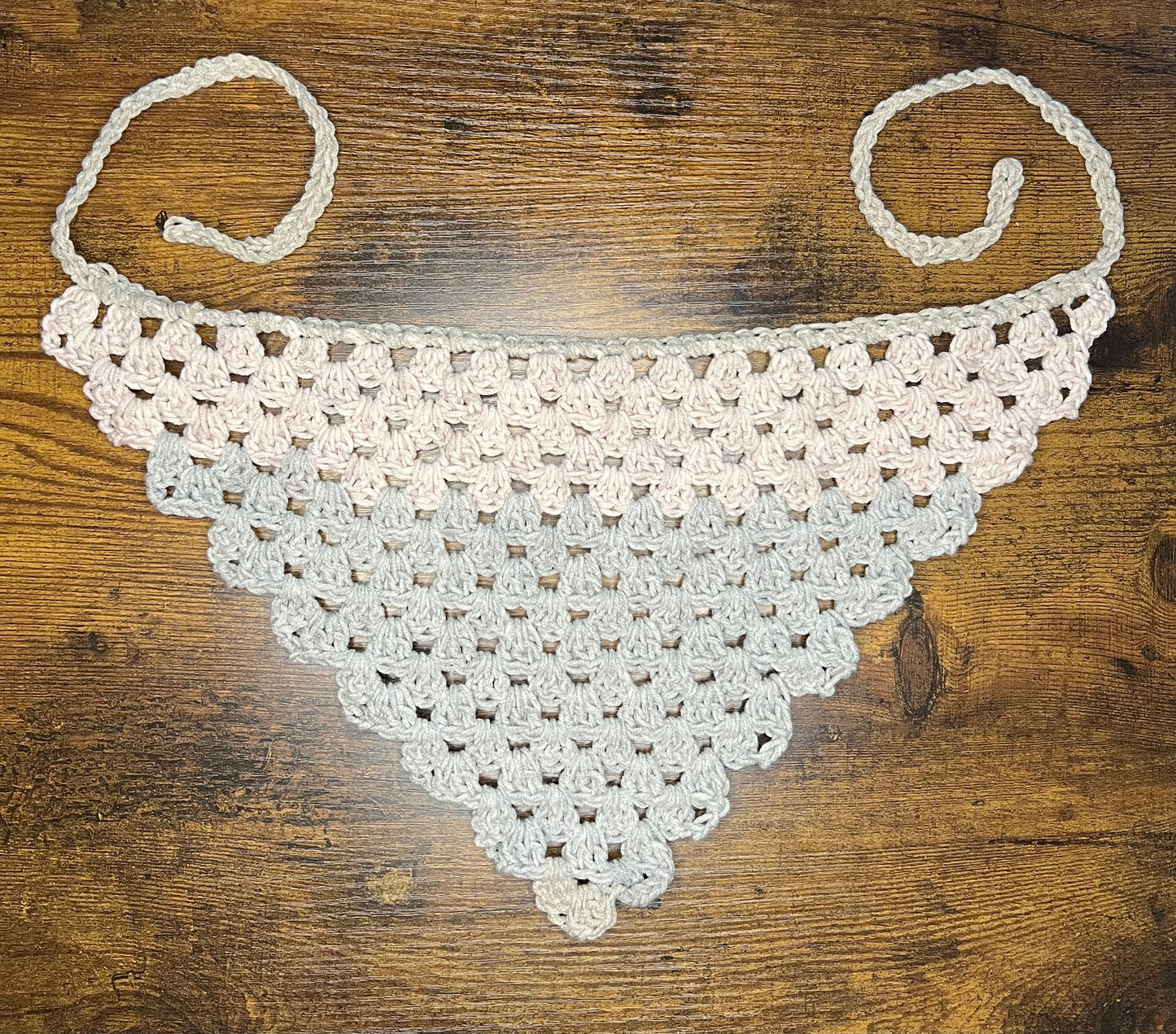 Crochet Granny Stitch Bandana