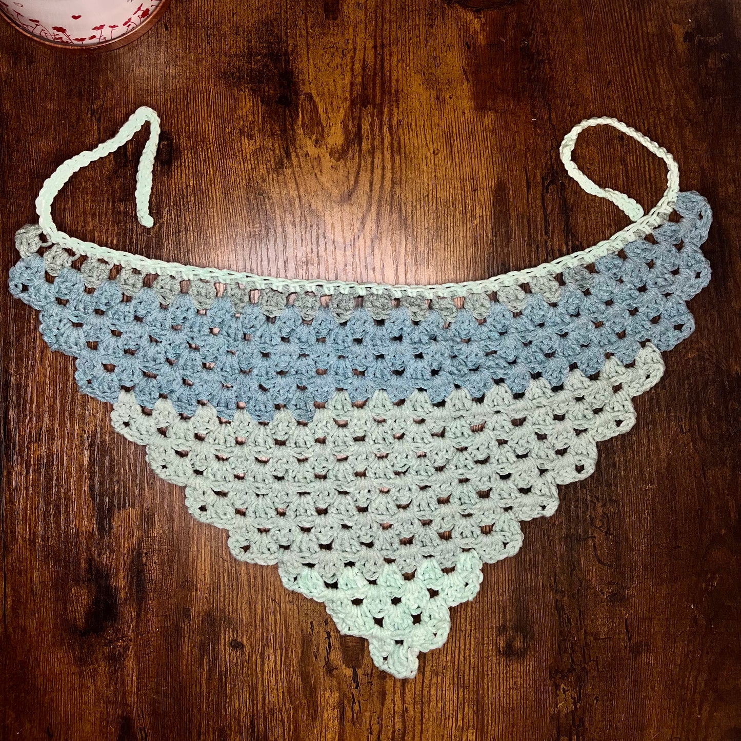 Crochet Granny Stitch Bandana
