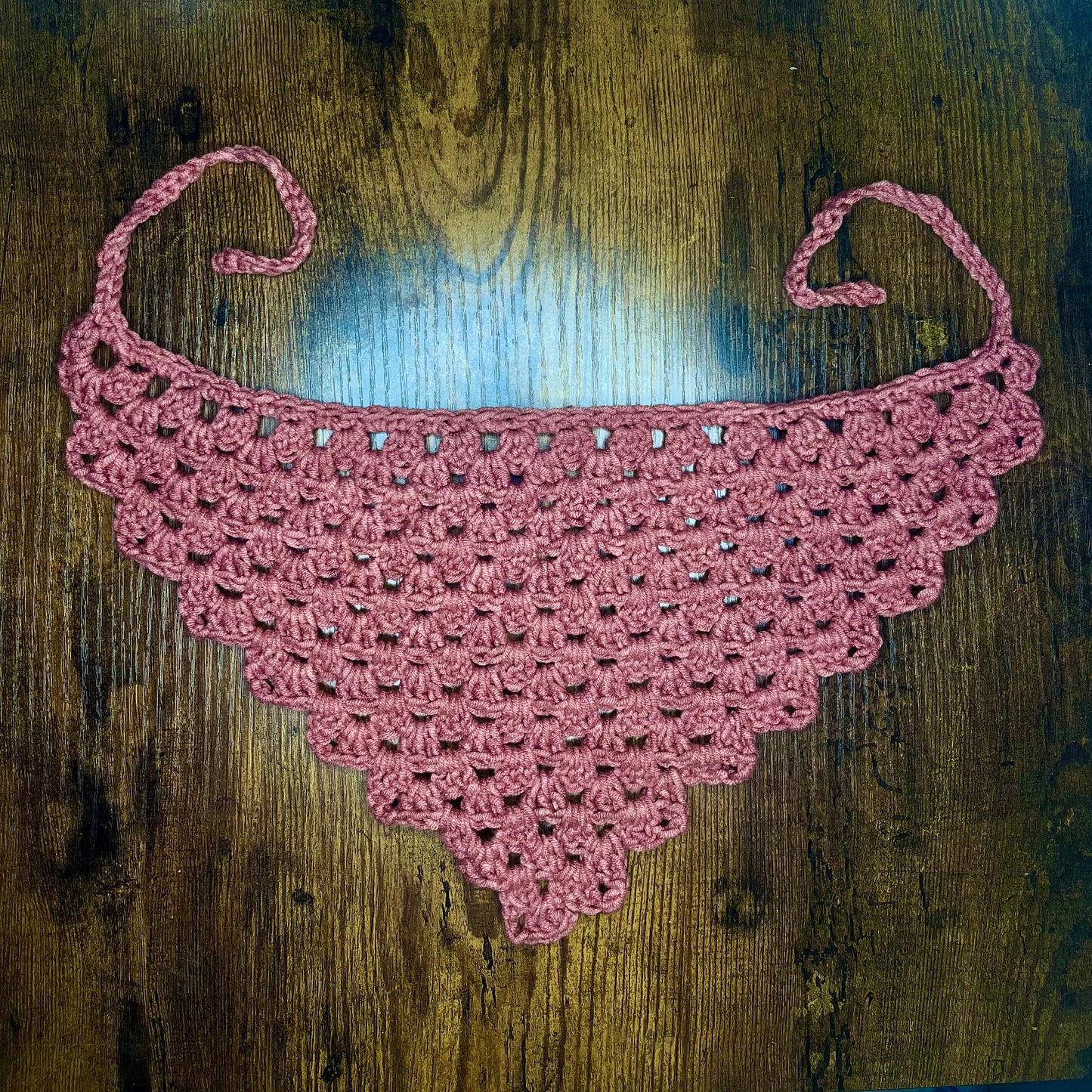 Crochet Granny Stitch Bandana