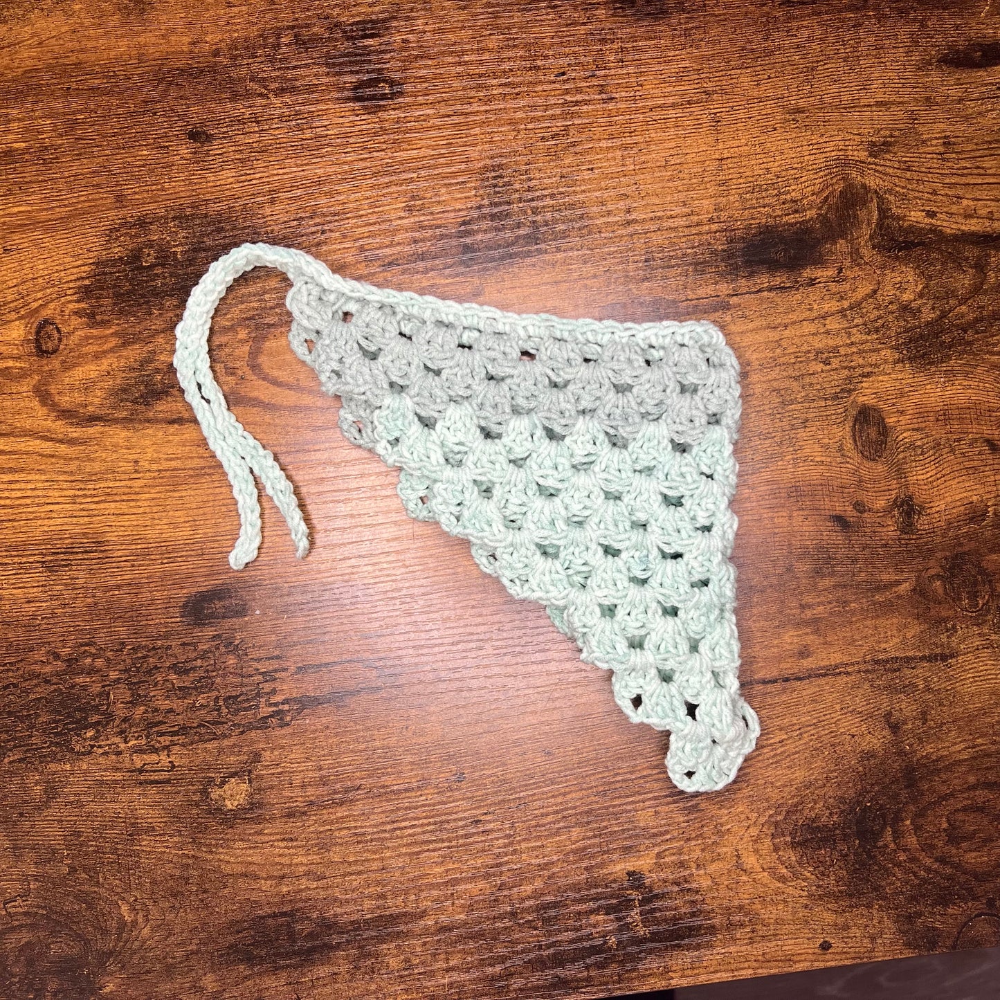 Crochet Granny Stitch Bandana