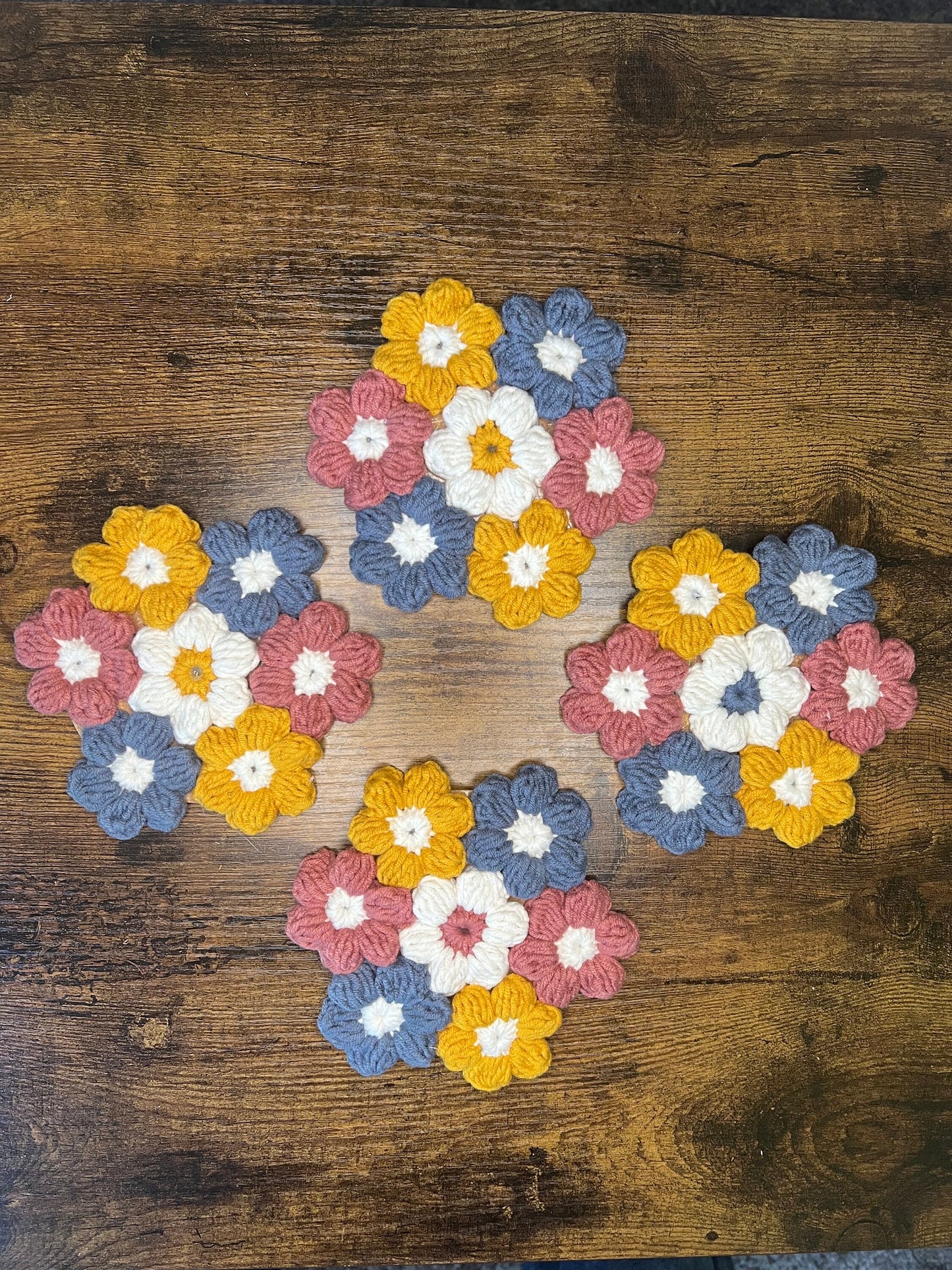 Spring Flower Coaster Set