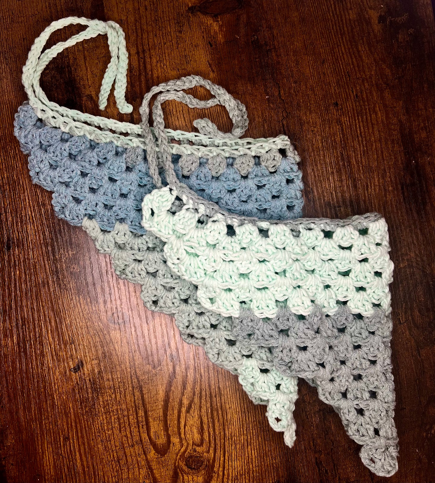 Crochet Granny Stitch Bandana