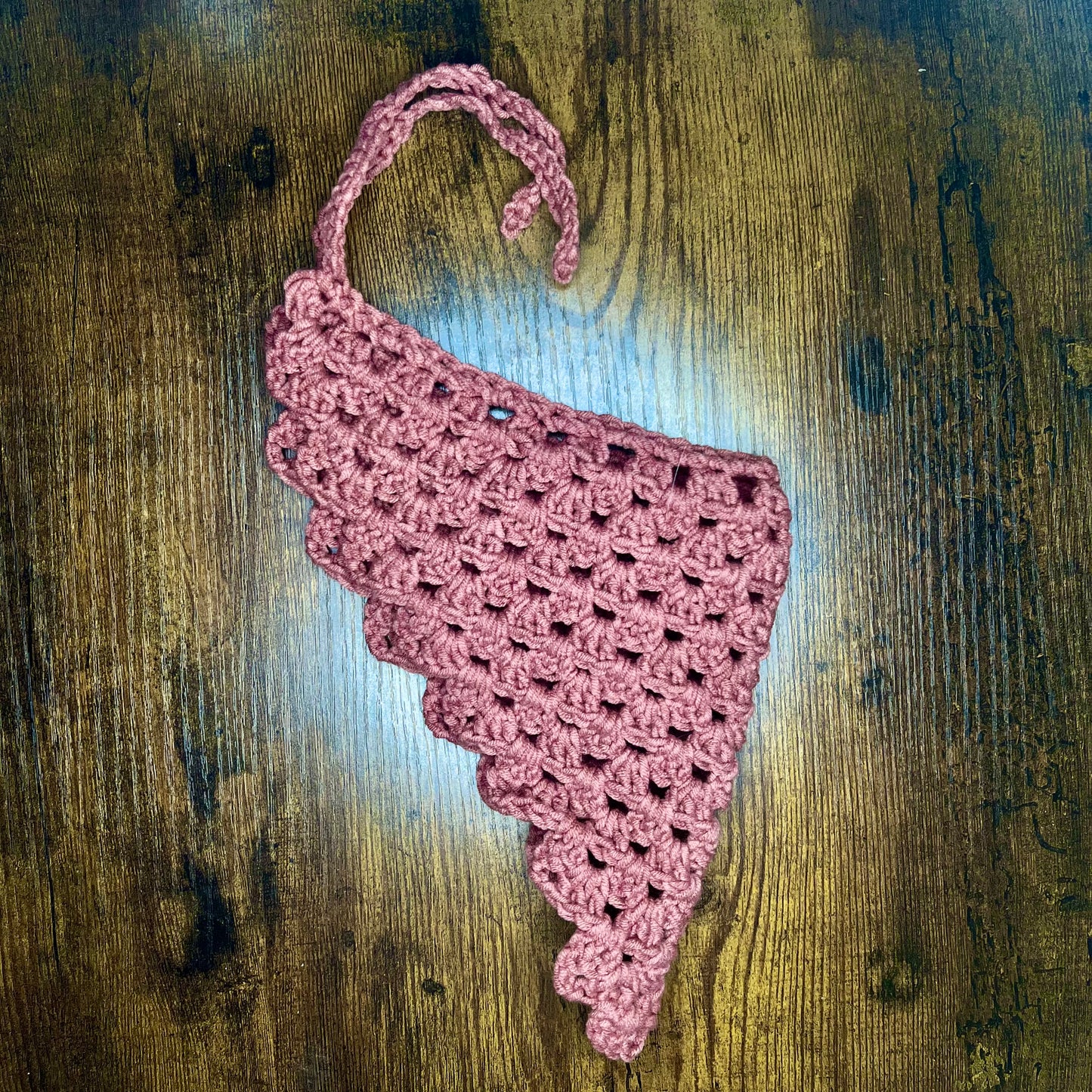 Crochet Granny Stitch Bandana